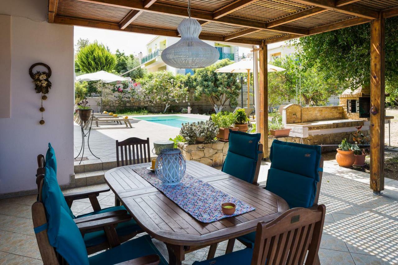 Carpe Diem-Luxury Villa With Private Pool Agia Paraskevi  Exterior photo